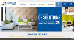 Desktop Screenshot of grassin-decors.fr