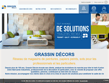Tablet Screenshot of grassin-decors.fr